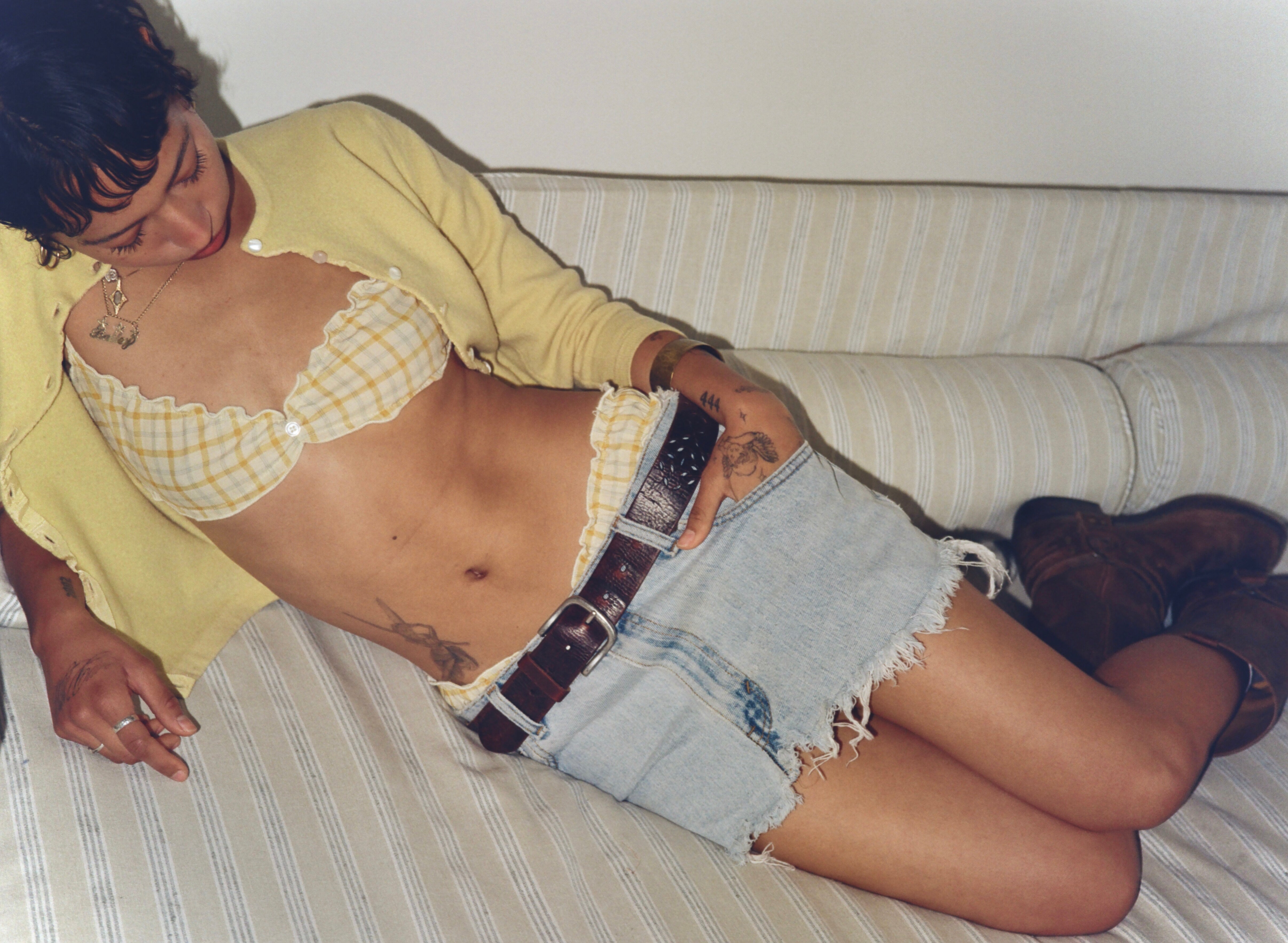Oddli Plaid Bralette - Image 4
